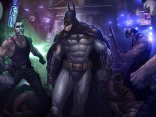 batman, arkham city, art Wallpaper