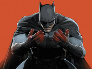 Batman Red Hand wallpaper