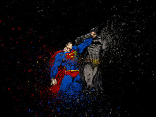 Batman Vs Superman Ruggon Style wallpaper