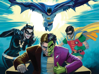 Batman Vs. Two-Face HD wallpaper
