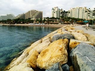 beach, rocks, water wallpaper