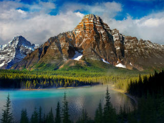 beautiful scenery, mountains, lake wallpaper
