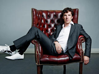 Benedict Cumberbatch On Chair HD Pics wallpaper