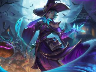 Bewitching Cassiopeia HD League Of Legends wallpaper