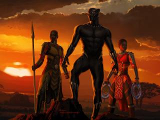 Black Panther Movie Artwork wallpaper