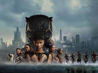 Black Panther Wakanda Forever Banner wallpaper