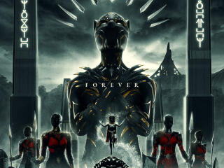 Black Panther Wakanda Forever HD Poster wallpaper