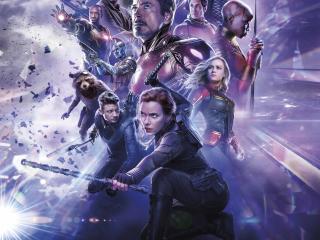 Black Widow Avengers Endgame Official Poster wallpaper