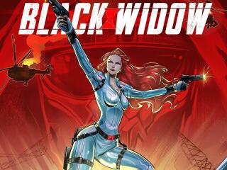 Black Widow HD Marvel Comic Art Wallpaper