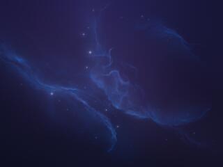 Blue Eden Nebula Art wallpaper