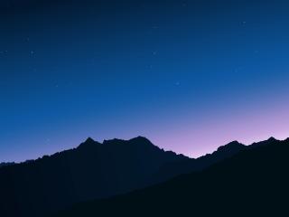 Blue Mountains And Sky wallpaper