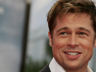 Brad Pitt Close Up Hd Iamges wallpaper