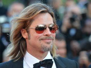 Brad Pitt Long Hair Pic wallpaper