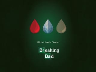 Breaking Bad - Blood, Meth & Tears Poster wallpaper