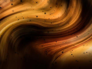 Brown Particles 4K wallpaper