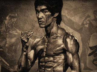 Bruce Lee Dashing Photos wallpaper