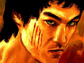 Bruce Lee Painting Iamges wallpaper