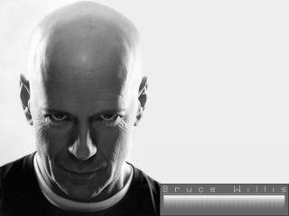 Bruce Willis Black and White wallpapers wallpaper