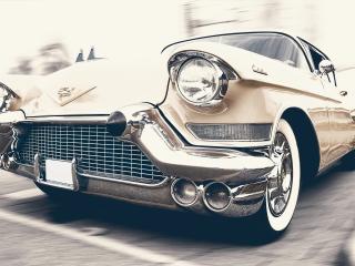 cadillac, oldtimer, front view wallpaper