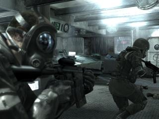 call of duty 4 modern warfare, soldiers, automatic Wallpaper