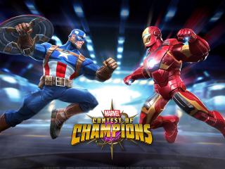Captain America And Iron Man MARVEL Contest of Champions wallpaper