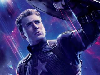 Captain America in Avengers Endgame Wallpaper