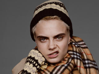 Cara Delevingne Funny Shoot For Burberry Holiday 2017 wallpaper