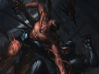 Carnage vs Venom Marvel Superhero wallpaper