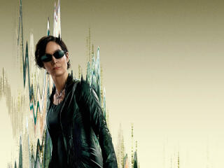 Carrie-Anne Moss in Matrix Resurrections wallpaper