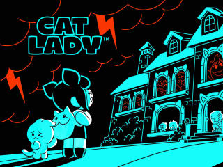 Cat Lady Game Poster wallpaper