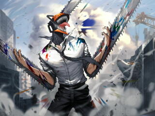 Chainsaw Man 5K Denji Cool 2022 wallpaper