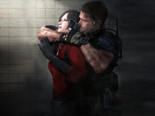 Chris Redfied and Ada Wong Resident Evil 6 wallpaper