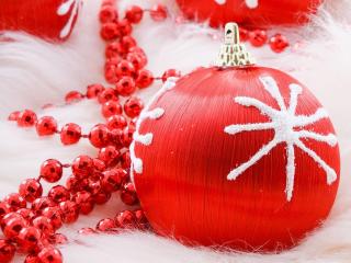 christmas decorations, snowflake, pattern wallpaper
