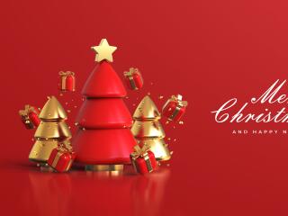 Christmas HD and Happy New Year wallpaper