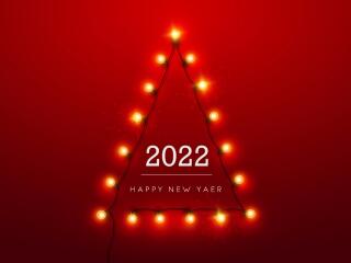 Christmas New Year 2022 4k wallpaper