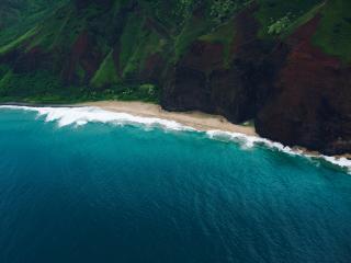 Coastline 4k Hawaii wallpaper