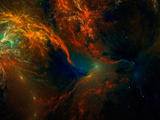 Colorful Artistic Nebula And Space Star Wallpaper