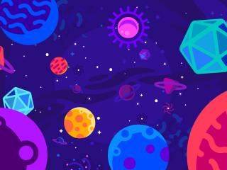 Colorful Universe wallpaper