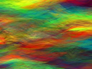 Colorful Wave Fractal Art wallpaper