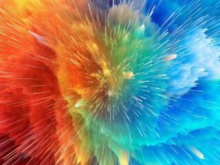 Colors 4k Explosion wallpaper