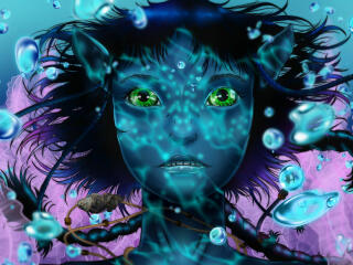Cool Avatar The Way of Water Digital Art Wallpaper
