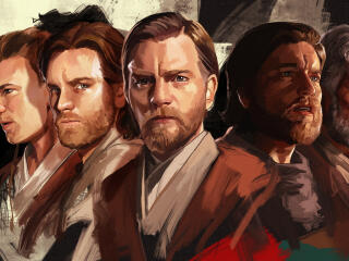 Cool Obi-Wan Kenobi Digital HD Painting Star Wars wallpaper
