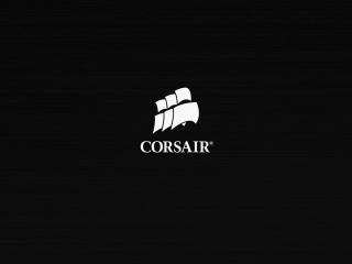 corsair, logo, hi-tech Wallpaper