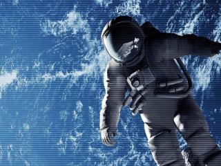 cosmonaut, weightlessness, space suit wallpaper