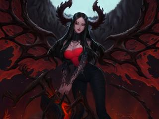 Cute Fantasy Demon wallpaper