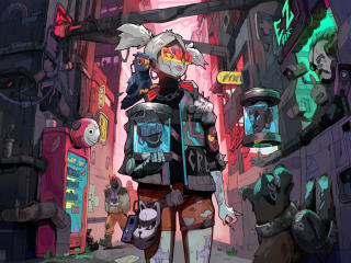 Cyberpunk 2077 Night City Illustration wallpaper