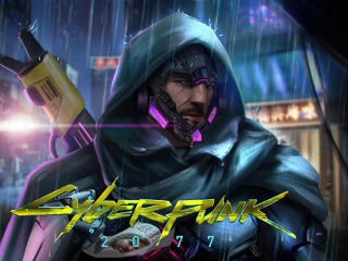 Cyberpunk 2077 Sniper Cyborg wallpaper