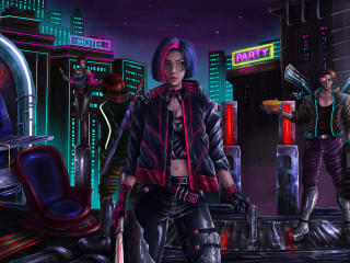 Cyberpunk 4K Gaming wallpaper