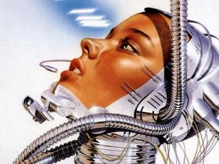 cyborg, robot, girl wallpaper