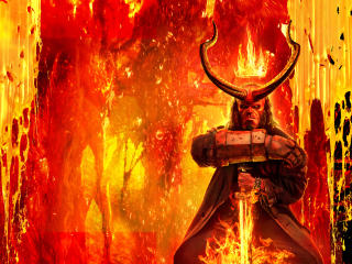 David Harbour Hellboy Movie Poster image
